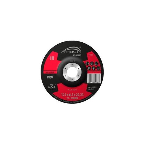 Csiszolókorong MOST INOX 27 125X6,5X22 A30RBF